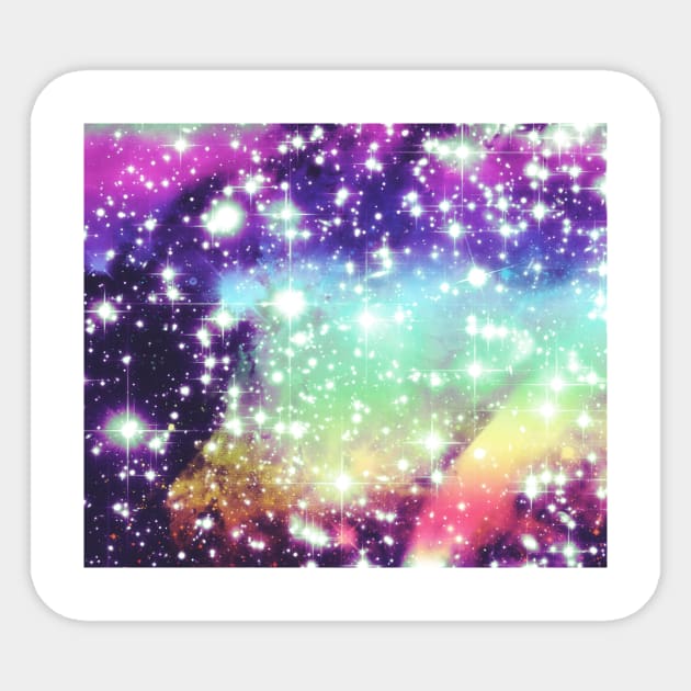 Rainbow Galaxy Sticker by saradaboru